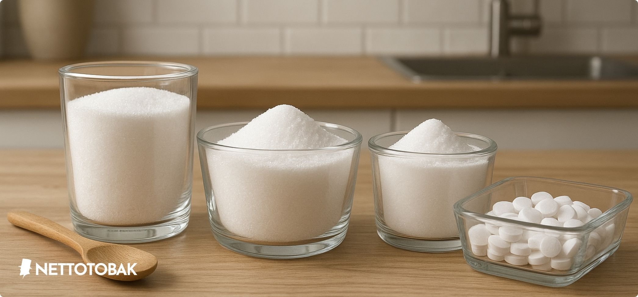 Olika former av sötningsmedel