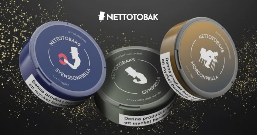 Nettotobak tar hjälp av AI - lanserar tre banbrytande smaker