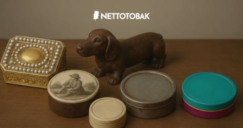 Snusdosor då och nu - Från snushund till pluppar