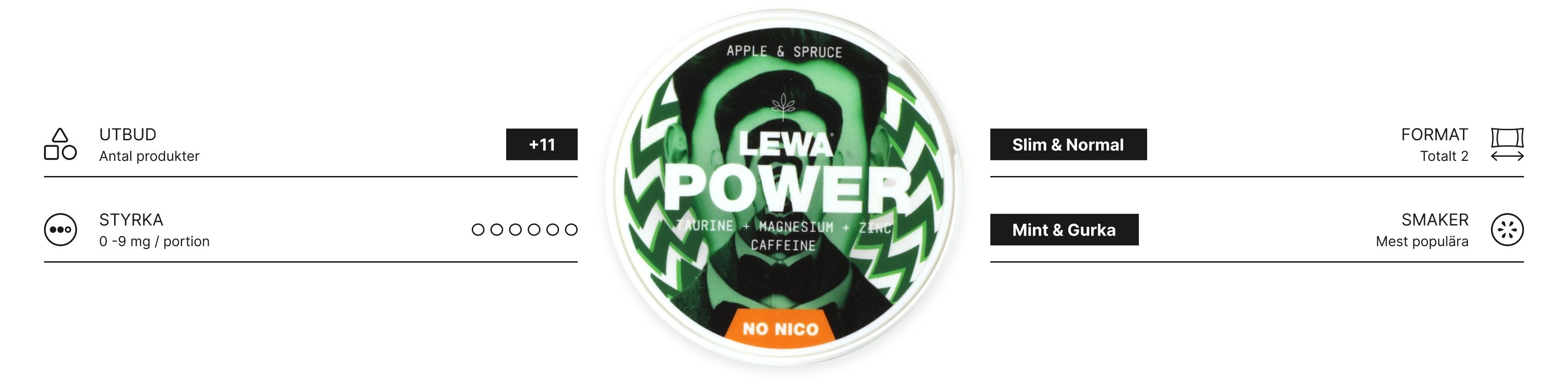 Lewa nikotinfritt snus