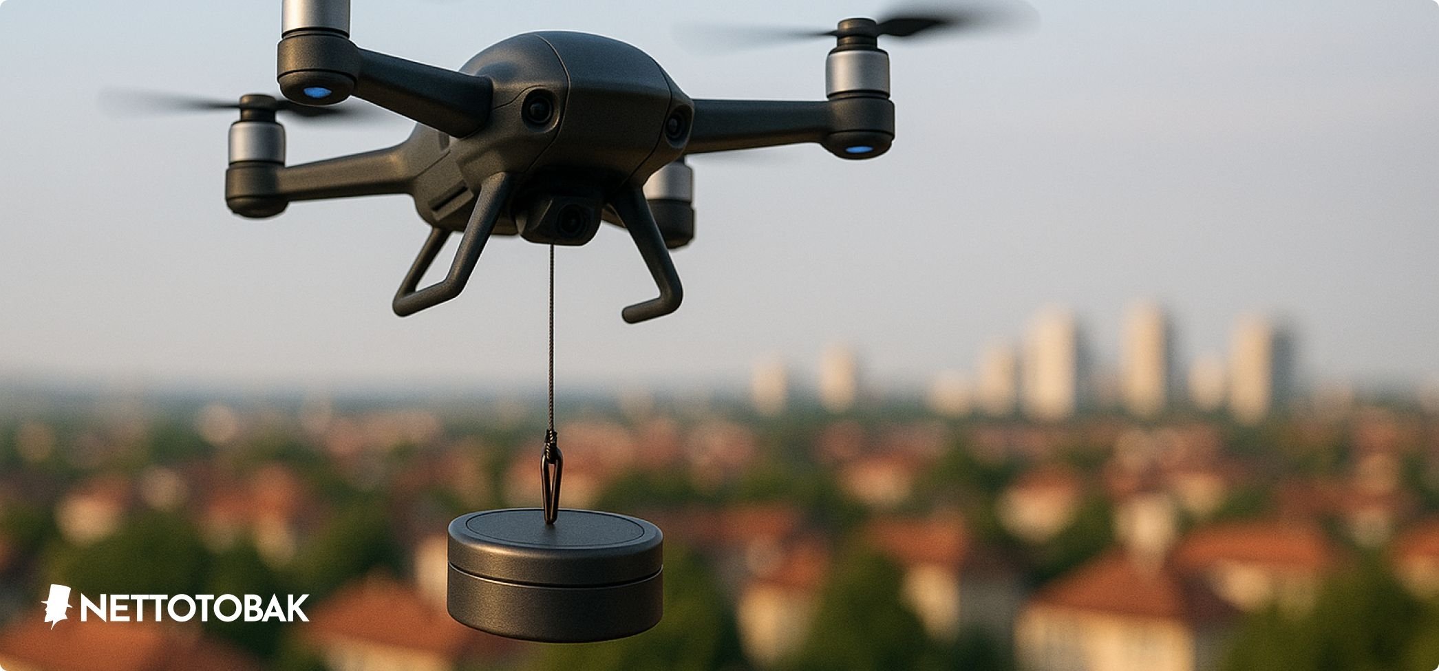 Snusleverans med drönare