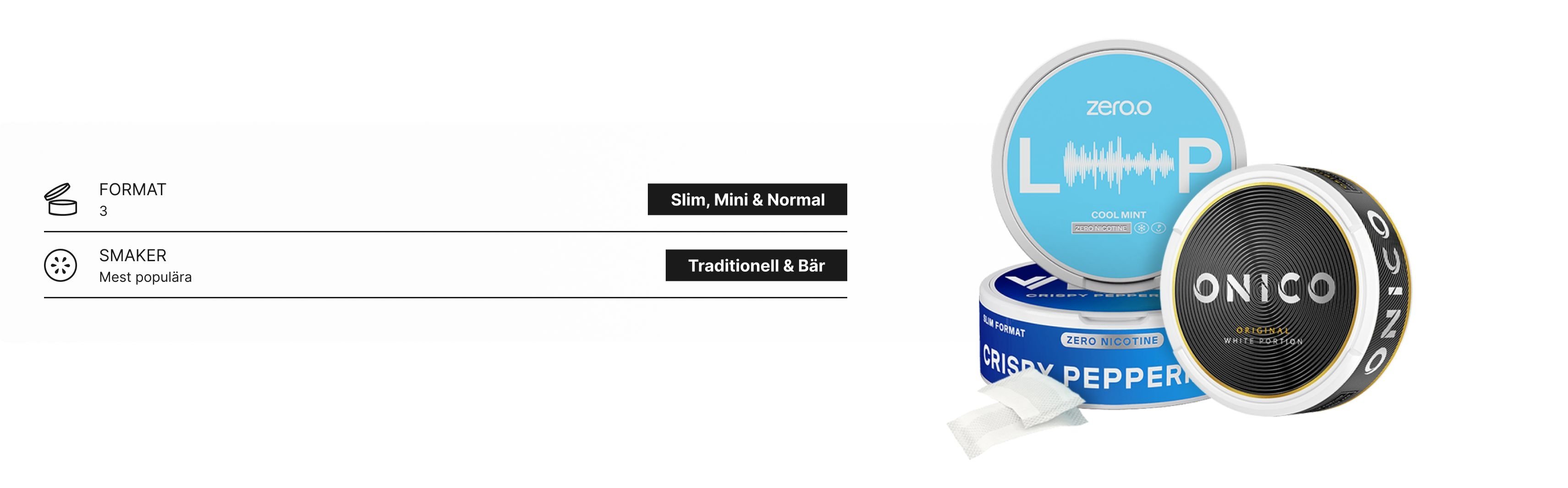 Nikotinfritt snus på Nettotobak