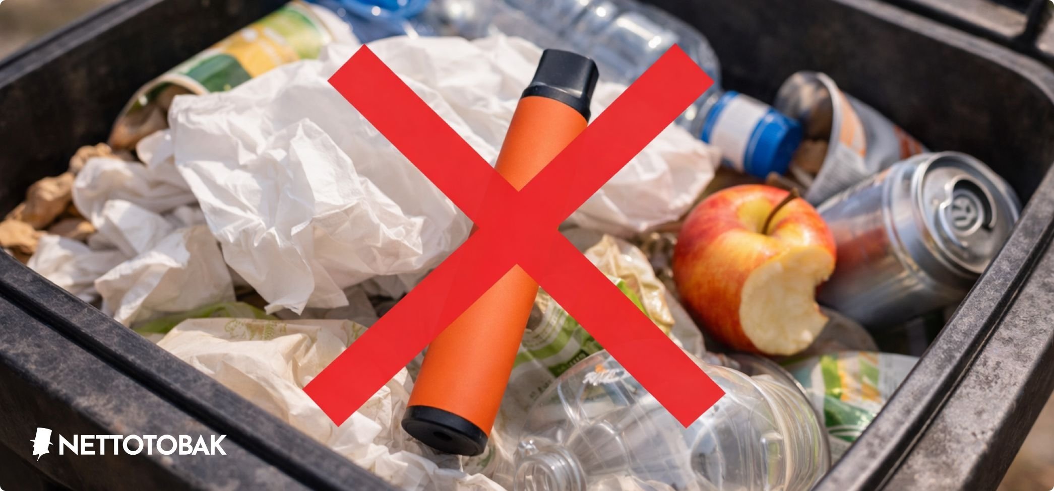 Slänga engångsvape