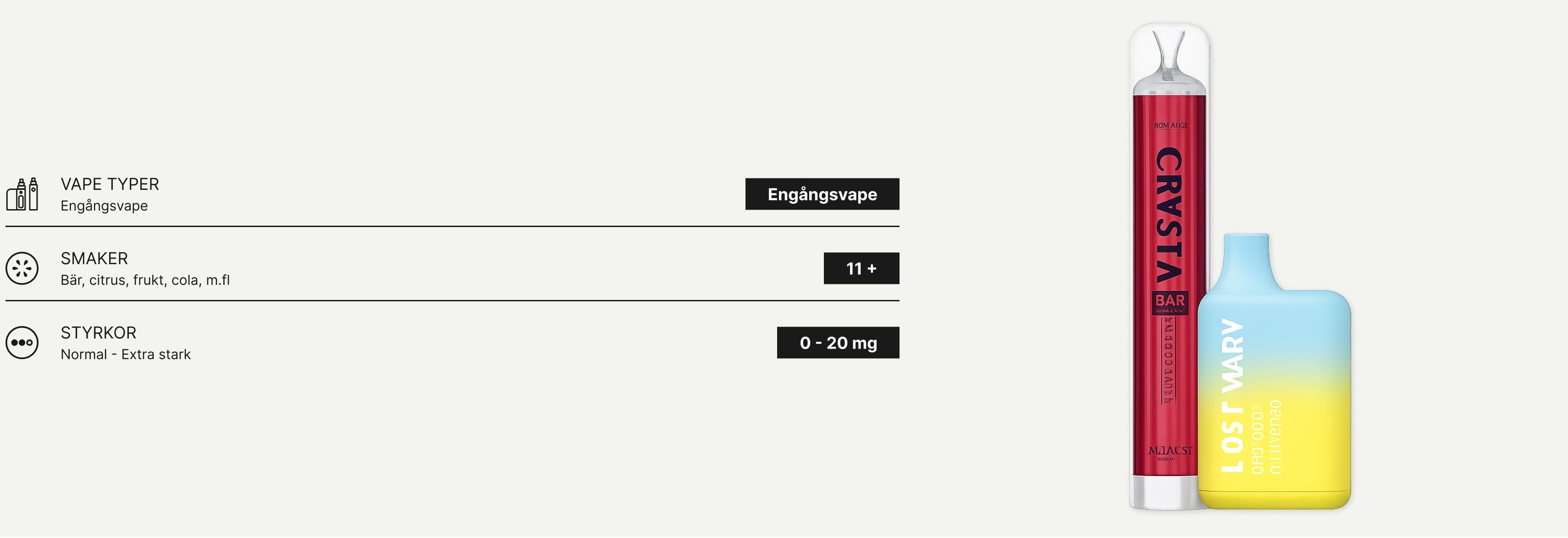 Engångsvape kategorisida
