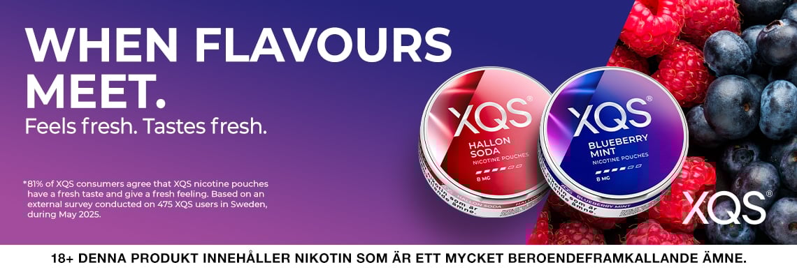 XQS snus banner