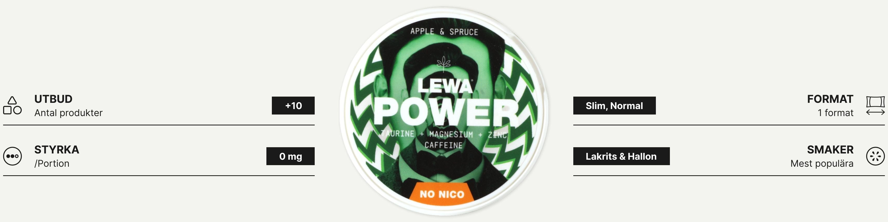 LEWA nikotinfritt snus banner