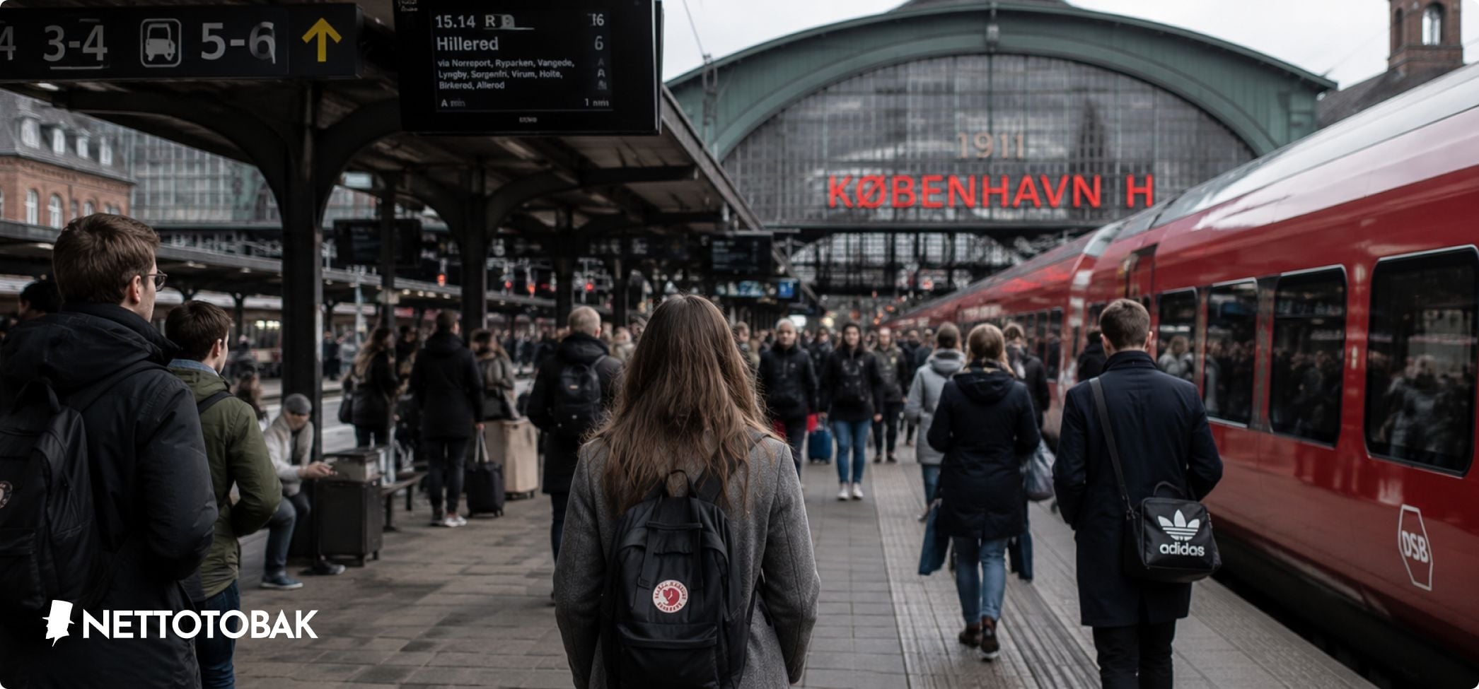 Tågstationen i köpenhamn