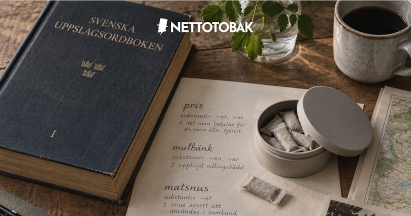 Snusets språk - slang, uttryck och gamla snusord