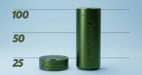 En snusdosa och en snusburk