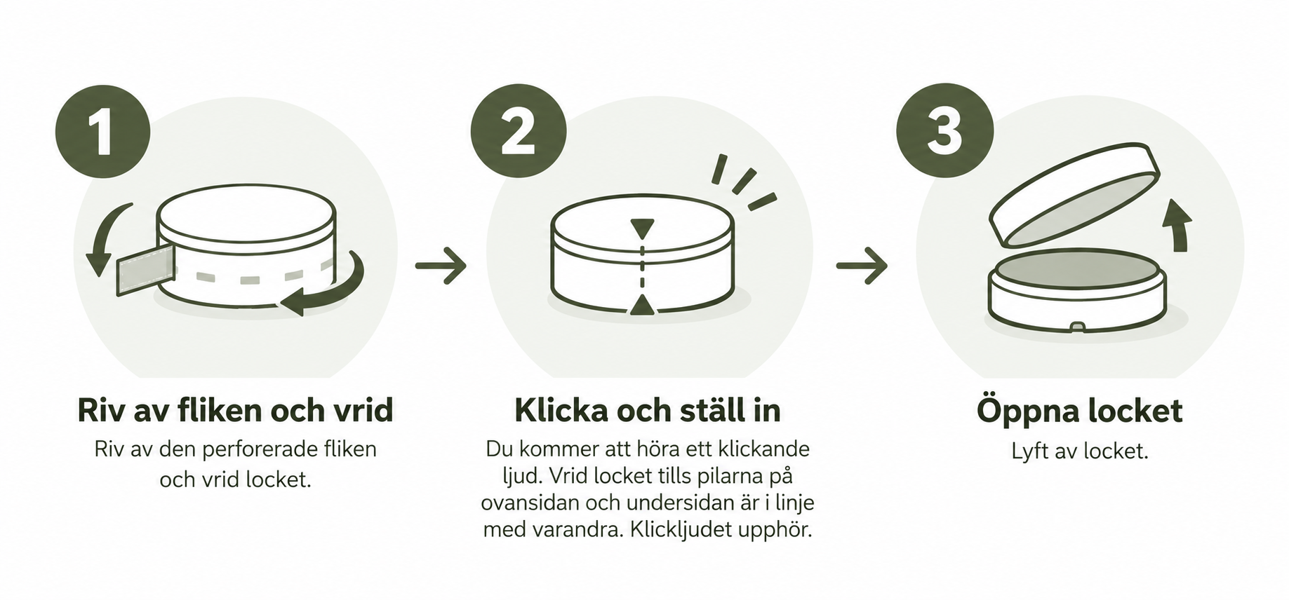 Steg för steg hur öppnar man en barnsäker snusdosa