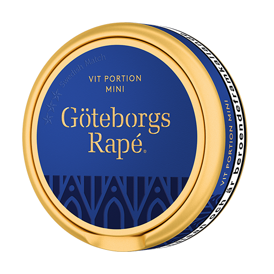 Göteborgs Rapé Vit Mini - nikotinpåsar