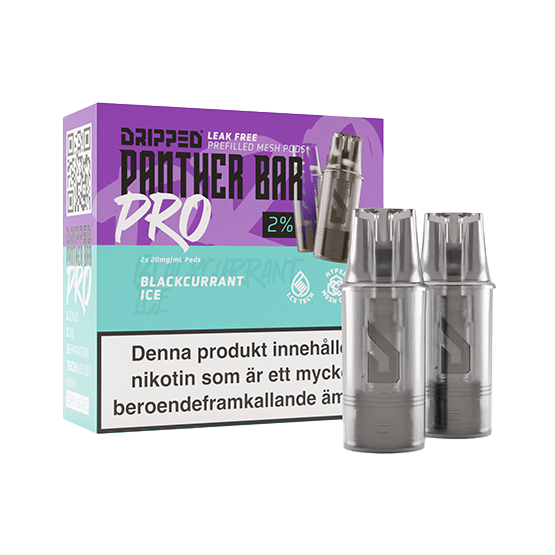 Dripped Panther Bar Pro Mesh Poddar Blackcurrant Ice
