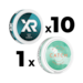 Mixpack 10 XR Catch Mint Slim White & 1 Catch White Spearmint Mini