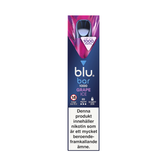 Blu Bar 1000 Grape Ice