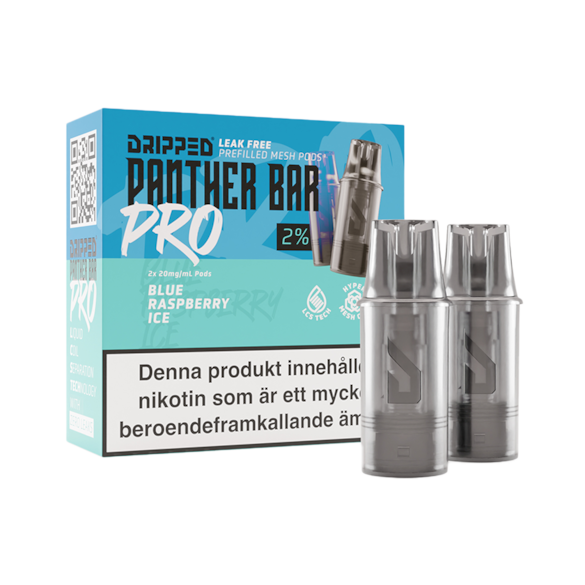 Dripped Panther Bar Pro Mesh Poddar Blue Raspberry Ice