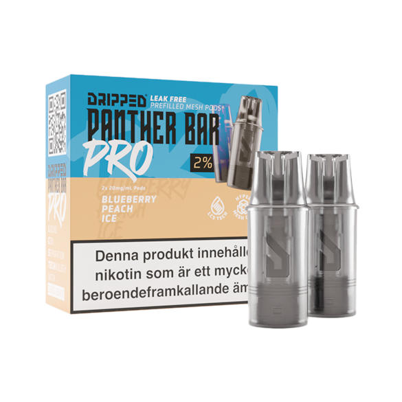 Dripped Panther Bar Pro Mesh Poddar Blueberry Peach Ice
