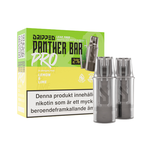 Dripped Panther Bar Pro Mesh Poddar Lemon Lime