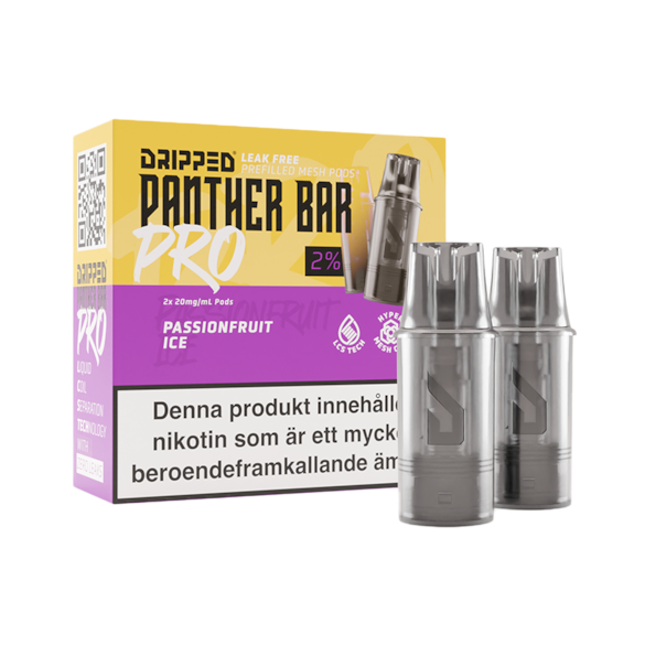 Dripped Panther Bar Pro Mesh Poddar Passionfruit Ice