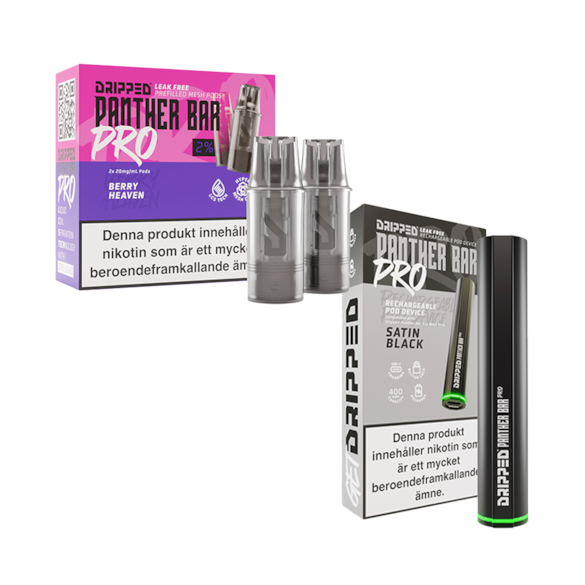 Dripped Panther Bar Pro Pod Kit Berry