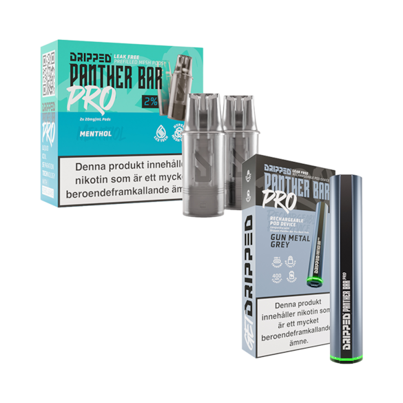 Dripped Panther Bar Pro Pod Kit Menthol