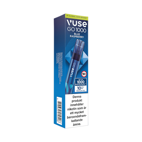 Köp Vuse Go 1000 Blue Raspberry