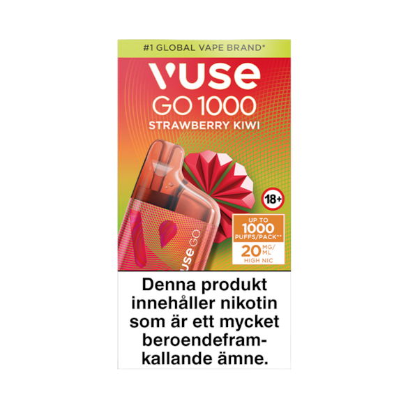 Vuse Go 1000 Box Strawberry Kiwi