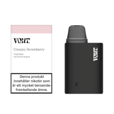 Vont Pod Device Cube Black + Vont Pod Creamy Strawberry 20mg