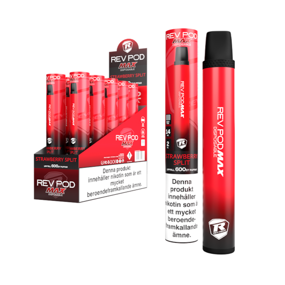 REV POD MAX Strawberry Split