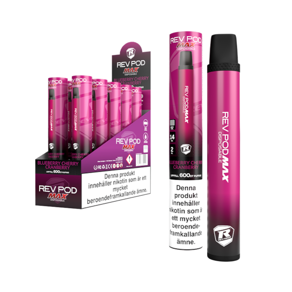 REV POD MAX Blueberry Cherry Cranberry