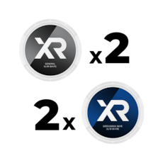 XR 2x General White, 2x Göteborgs Rapé White Mixpack