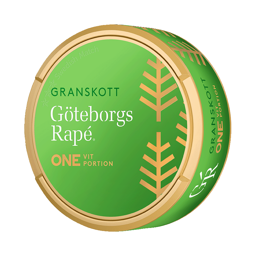 Göteborgs Rapé ONE Granskott Vit Portion