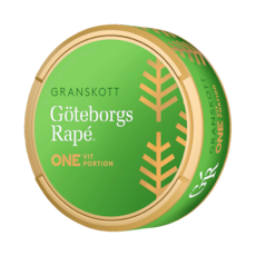 Göteborgs Rapé ONE Granskott Vit Portion