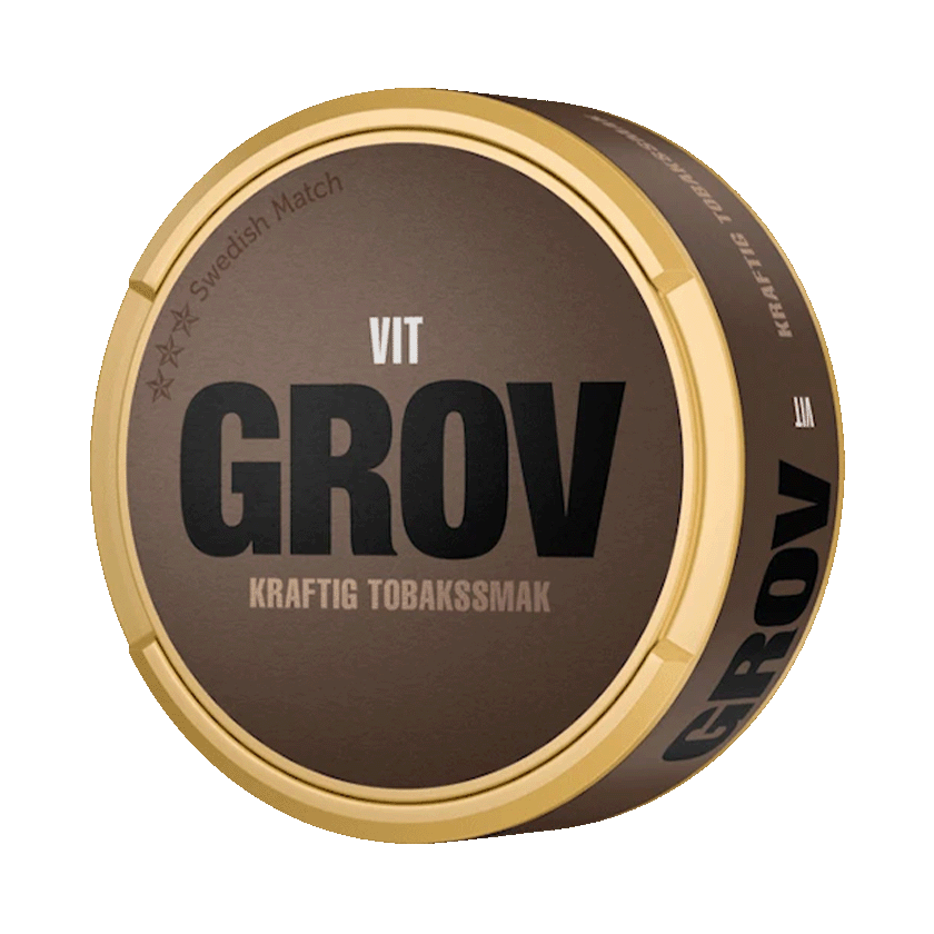 Grov Grov Vit Original Normal - traditionellt snus