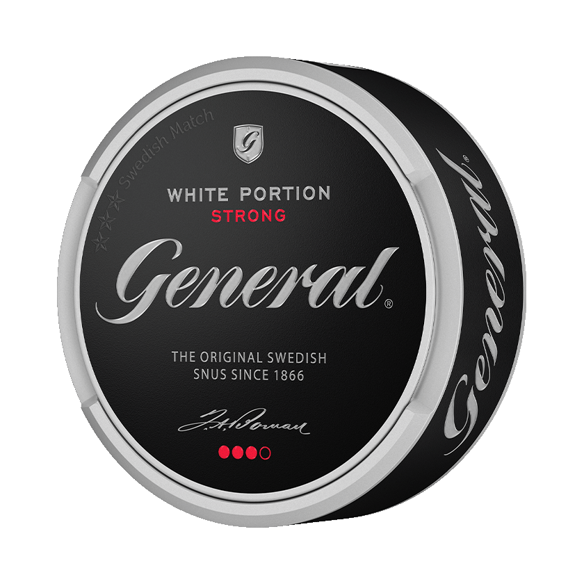 General General White Portion Strong - traditionellt snus