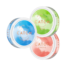 Catch White Slim Peppermint + Apple + Peach Strong