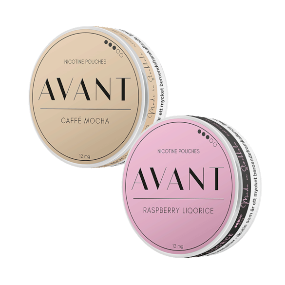 Avant Mixpack 2-pack Caffe Mocha och Raspberry Liqorice