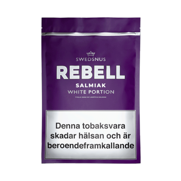 Swedsnus Rebell Salmiak Portion 300