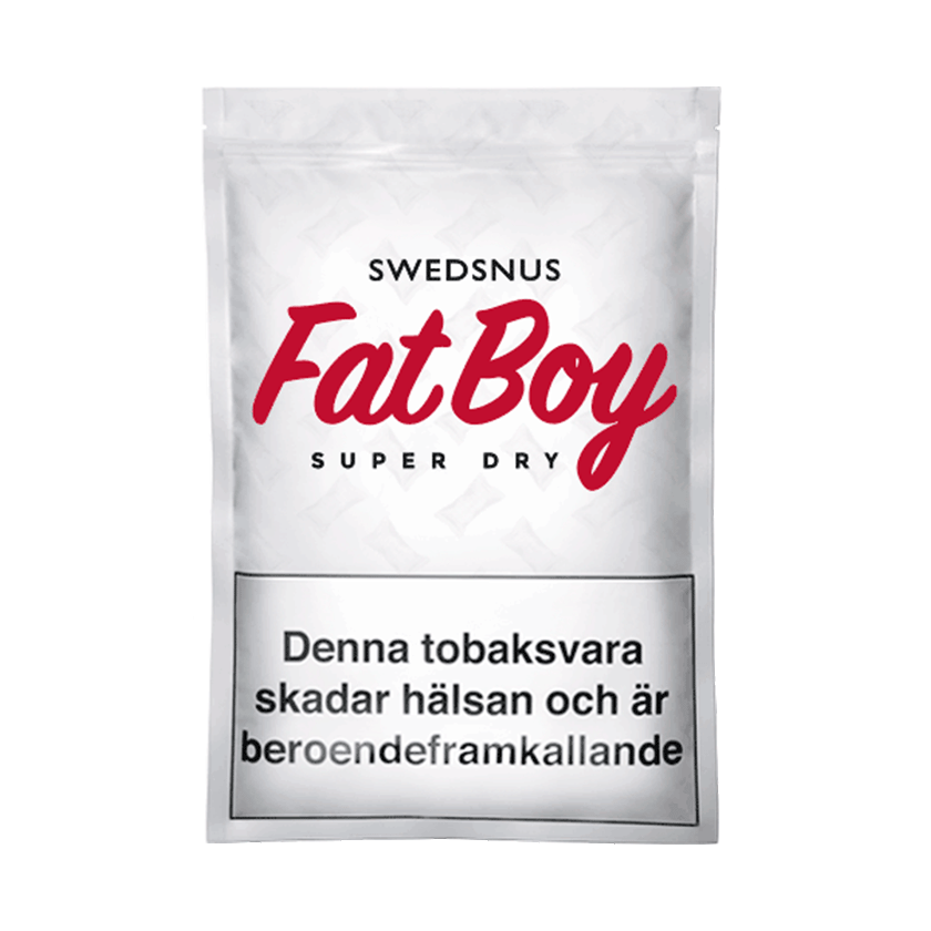 Swedsnus Super Dry Fat Boy Stark 500 Portion - traditionellt snus