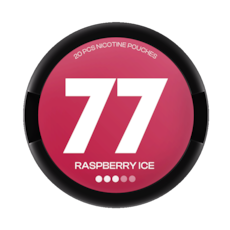 77 Nicotine Pouches Raspberry Ice