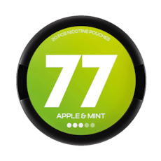 77 Nicotine Pouches Apple & Mint
