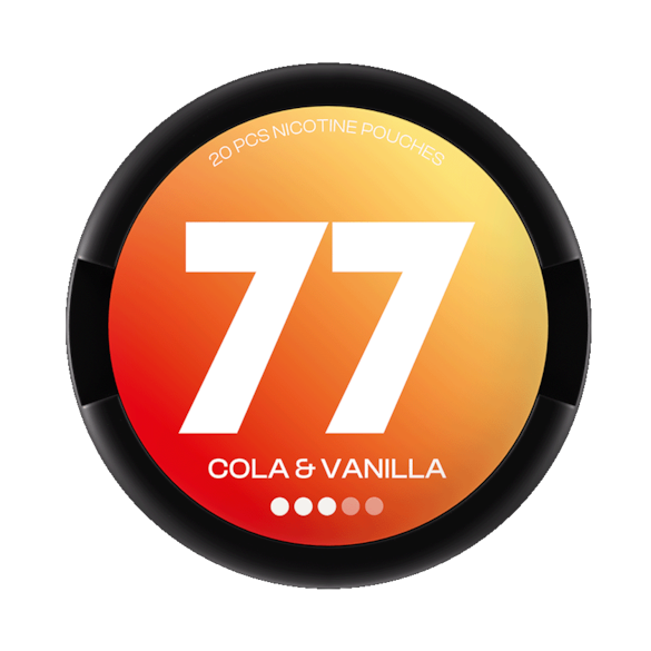 77 Nicotine Pouches Cola & Vanilla S3