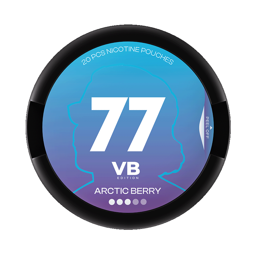 77 77 Nicotine Pouches VB Edition Arctic Berry 3 Strong – nikotinpåsar