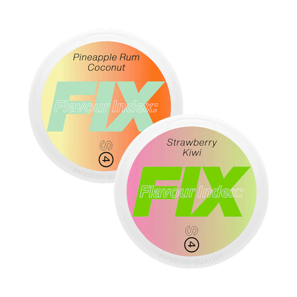FIX Mixpack Pineapple Rum Coconut & Strawberry Kiwi