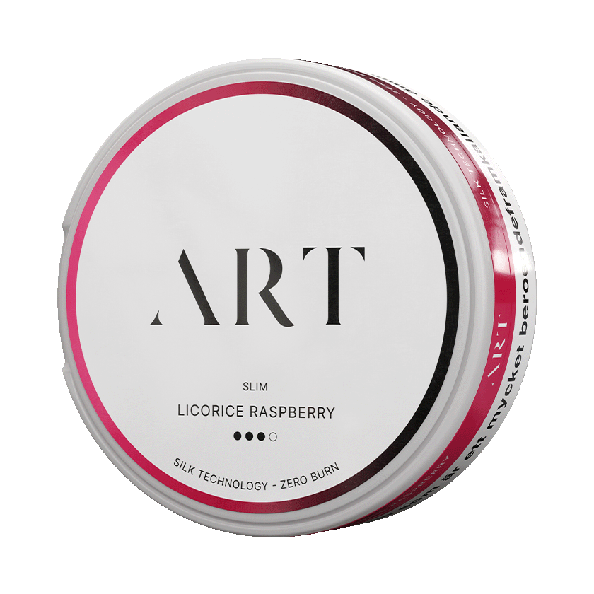 ART Licorice Raspberry 3 - nikotinpåsar