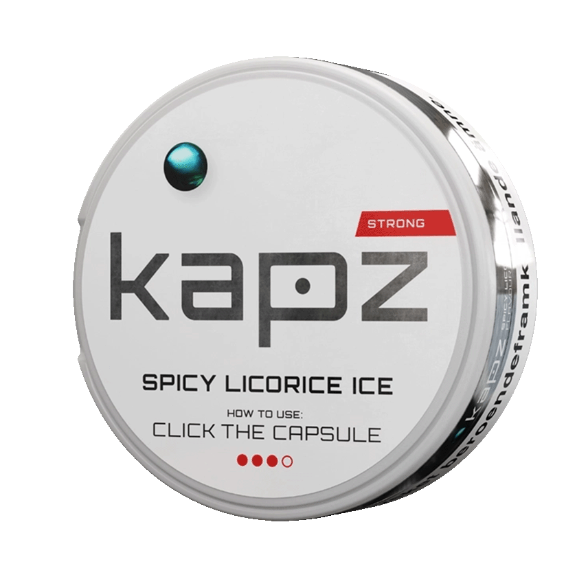 Kapz Spicy Licorice Ice Strong Mini 7,9mg dosa