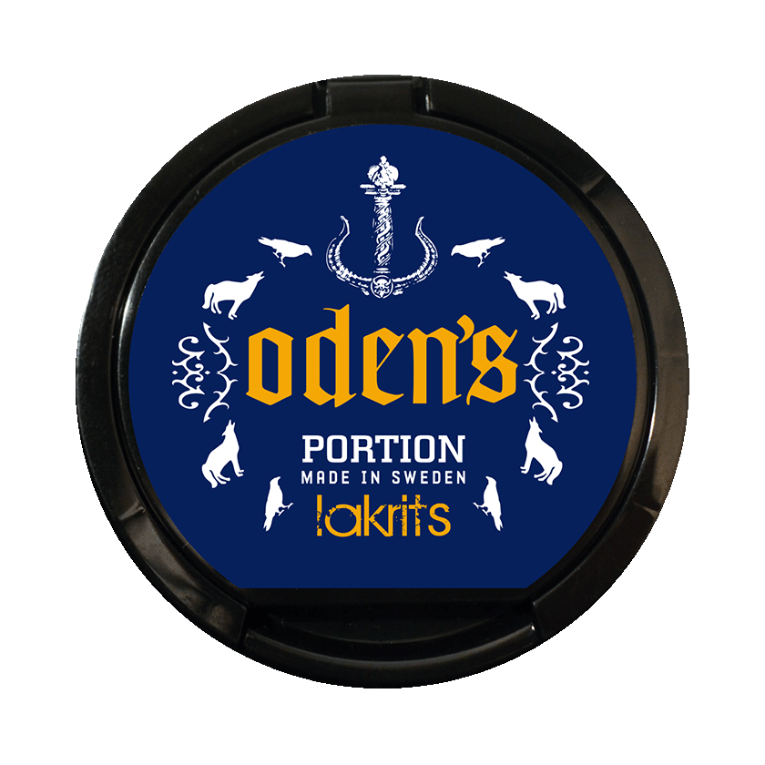 Odens Odens Lakrits Portion Extra Strong - traditionellt snus