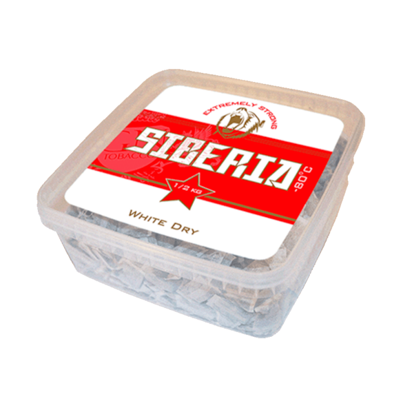 Siberia -80 White Dry Portionsnus 500g