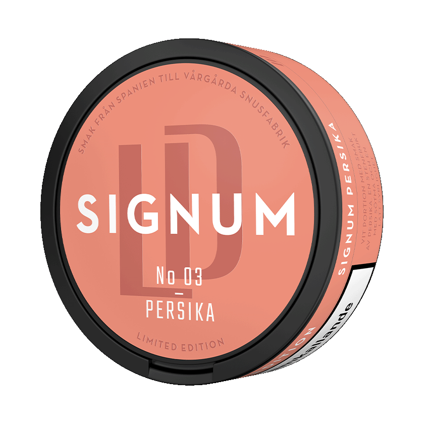 Ld LD Signum No.3 Persika Vit Original - portionssnus
