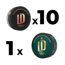 LD Mixpack 10 st Original Portion & 1 st Whiskey Original
