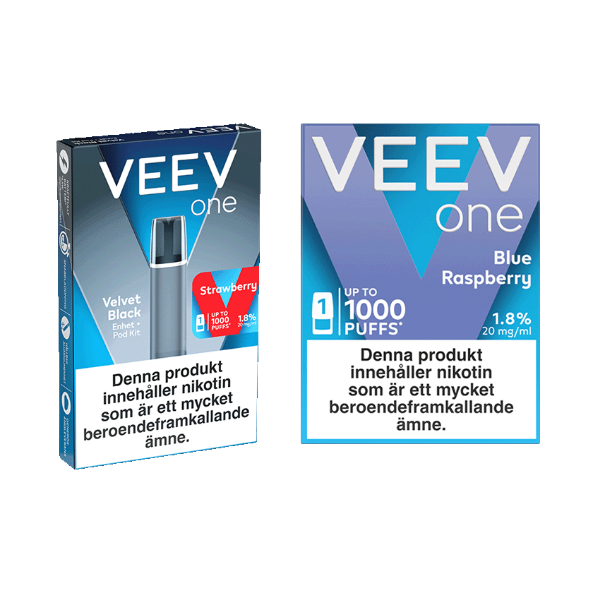 veev one blue raspberry 1.8 Cigarette électronique débutant gros fumeur main image 0